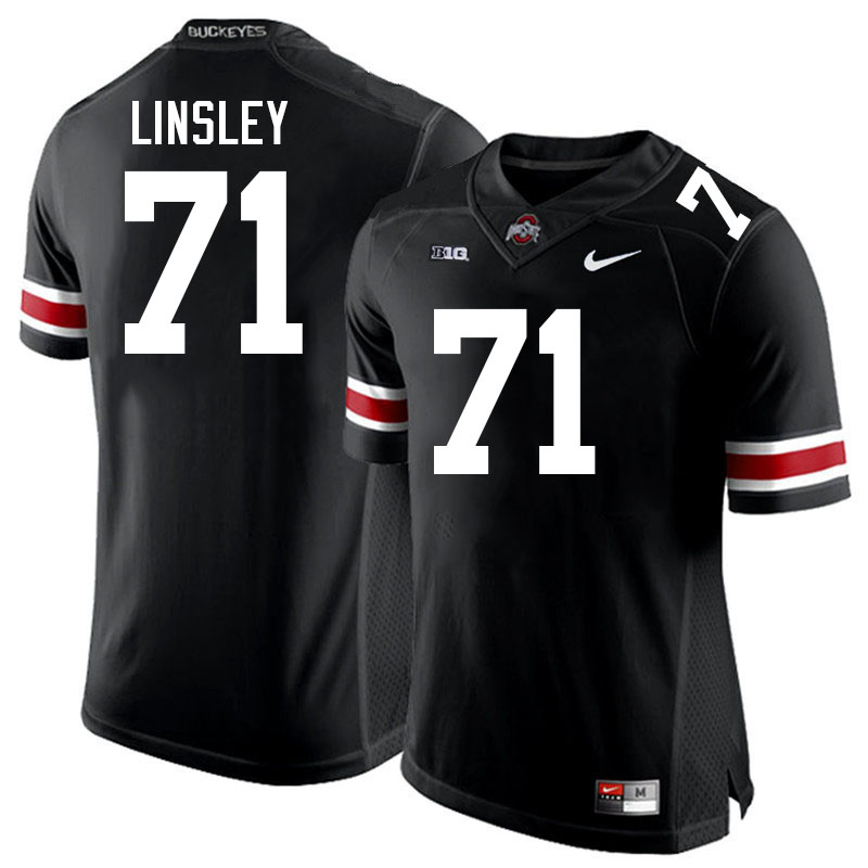#71 Corey Linsley Ohio State Buckeyes Jerseys Football Stitched-Black